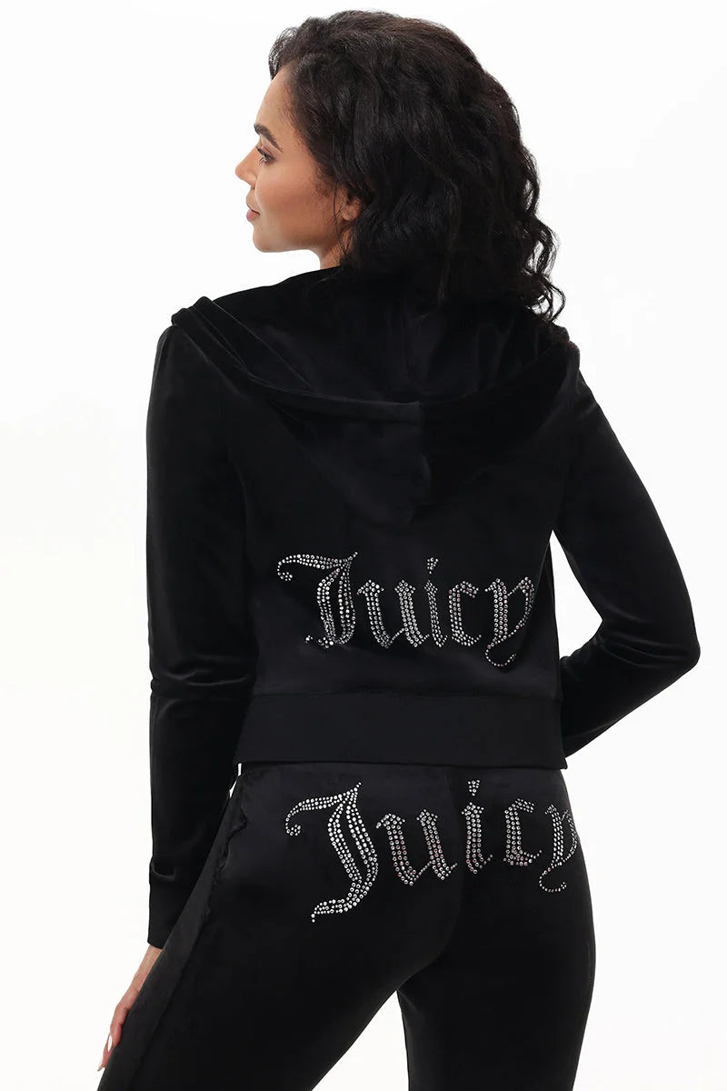 Tuta in Velluto con Strass