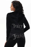 Tuta in Velluto con Strass