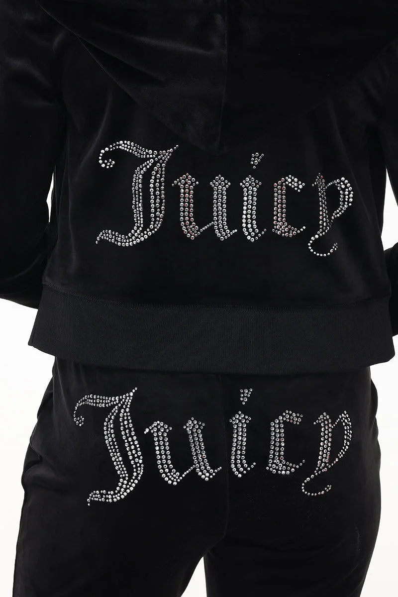 Tuta in Velluto con Strass